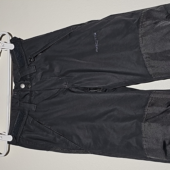 Arctix Youth Snow Pants M Charcoal Gray Insulated Ski Snowboard Outdoor Pockets - Picture 2 of 15